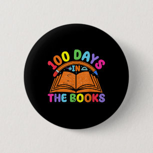 Chapa Redonda De 5 Cm 100 días en los libros leyendo docente 100 días