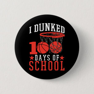 Chapa Redonda De 5 Cm 100 Días Escolares De Niños De Bysketbyll