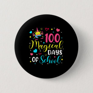 Chapa Redonda De 5 Cm 100 días mágicos de Chicas de Unicornio