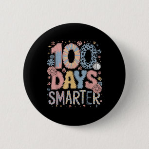Chapa Redonda De 5 Cm 100 días más inteligentes, 100 días felices para l