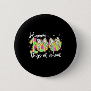Chapa Redonda De 5 Cm 100 Días Más Inteligentes Feliz 100 Días De Coquet