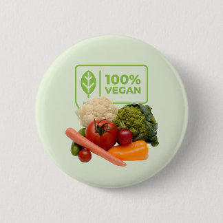 Chapa Redonda De 5 Cm 100% Vegano y Orgulloso