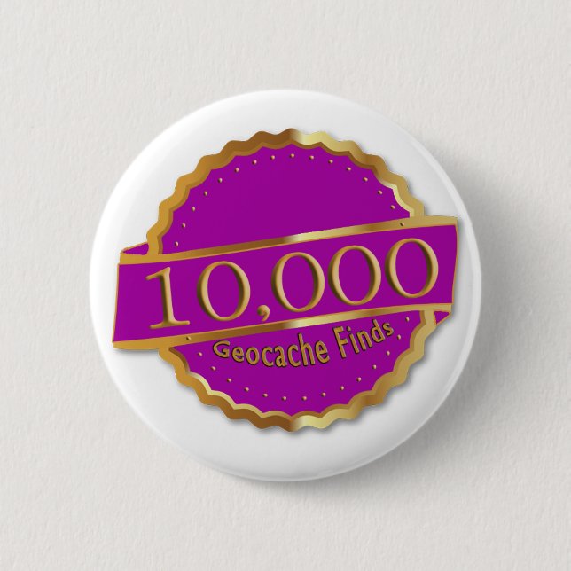 CHAPA REDONDA DE 5 CM 10.000 GEOCACHING ENCUENTRA EL PREMIO DE LOGRO DE  (Anverso)