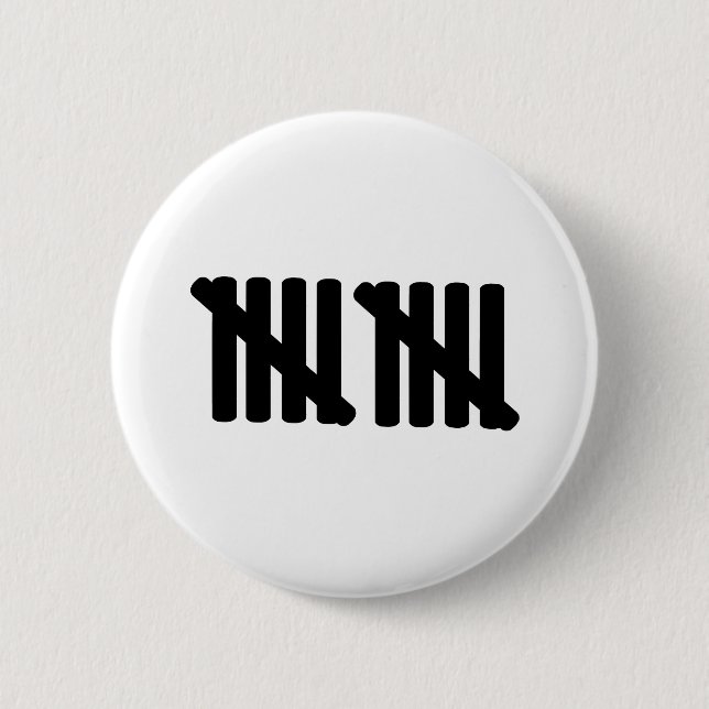 Chapa Redonda De 5 Cm 10mo cumpleaños (Anverso)