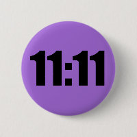 11:11 Lucky Time Digital Clock Purple