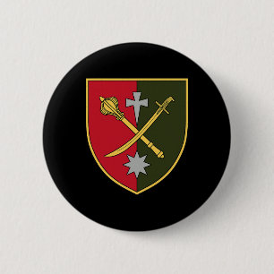 Chapa Redonda De 5 Cm 18º Cuerpo de Ejército (Ucrania) Militar ucraniano