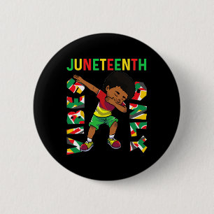 Chapa Redonda De 5 Cm 18 de junio de 1865 Dabbing sólo vibes de negro af