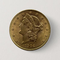 1904 frente de la moneda de veinte dólares