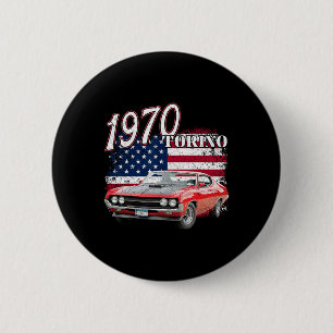 Chapa Redonda De 5 Cm 1970 70 Torino Muscle Clic Car 4 De Julio América
