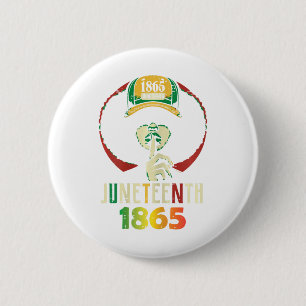 Chapa Redonda De 5 Cm 19 de junio de 1865 Mujer africana negra 19 de jun