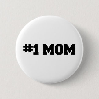 Chapa Redonda De 5 Cm #1 la MAMÁ, el día de madre feliz, numera a 1 mamá