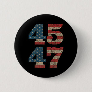 Chapa Redonda De 5 Cm 2024 45 47 Retro 4547 Bandera estadounidense de ép