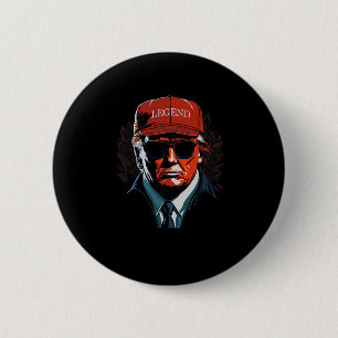 Chapa Redonda De 5 Cm 2024 Mugshot President Legend 5