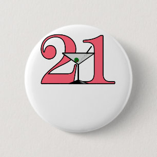 Chapa Redonda De 5 Cm "21" diseño de Martini