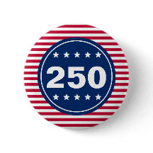 250 Estrellas y Franjas Rojo Blanco y Azul Patriót