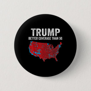 Chapa Redonda De 5 Cm 2 Caras de Trump Mejor Cobertura Que 5 g ¿Puede Es
