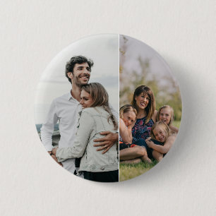 Chapa Redonda De 5 Cm 2 Foto Personalizado 