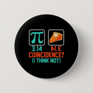 Chapa Redonda De 5 Cm 3.14 Coincidencia De Pie Creo Que No Es Grap De Pi