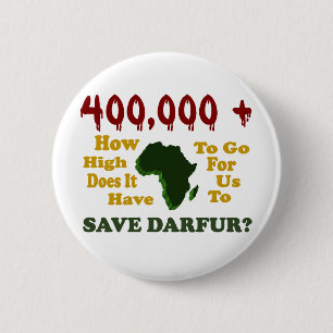 CHAPA REDONDA DE 5 CM 400.000+ CONCIENCIA 1 DE DARFUR
