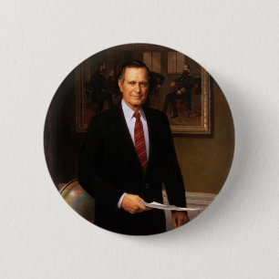 Chapa Redonda De 5 Cm 41 George H.W. Bush