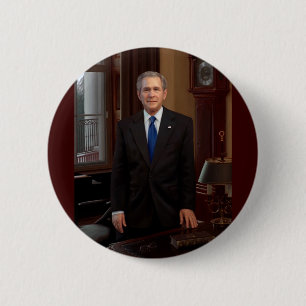 Chapa Redonda De 5 Cm 43 George W. Bush