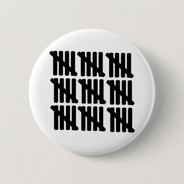 Chapa Redonda De 5 Cm 45.o cumpleaños (Anverso)