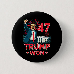 Chapa Redonda De 5 Cm 47.ª investidura del presidente Donald Trump