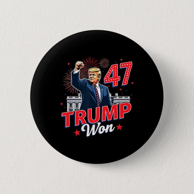 Chapa Redonda De 5 Cm 47.ª investidura del presidente Donald Trump 5 (Anverso)