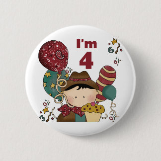 Chapa Redonda De 5 Cm 4.ª Cowboy Tshirts y regalos