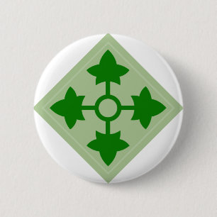 Chapa Redonda De 5 Cm 4th Infantry