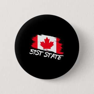 Chapa Redonda De 5 Cm 51 Estado Canadá 51 Meme Divertido Trump