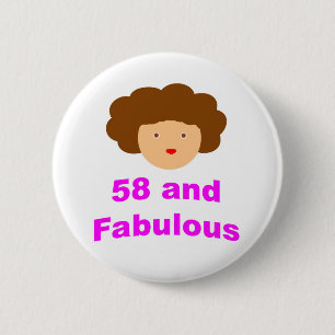 Chapa Redonda De 5 Cm ¡58 y fabuloso!