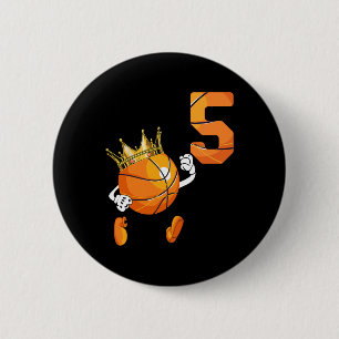 Chapa Redonda De 5 Cm 5.º cumpleaños 5 años de edad Tema de los amantes 