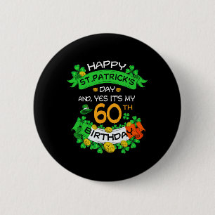 Chapa Redonda De 5 Cm 60.º Día de Santa Patrona Abuela 60