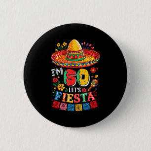 Chapa Redonda De 5 Cm 60 años vamos a fiesta cumpleaños 60 méxico 5