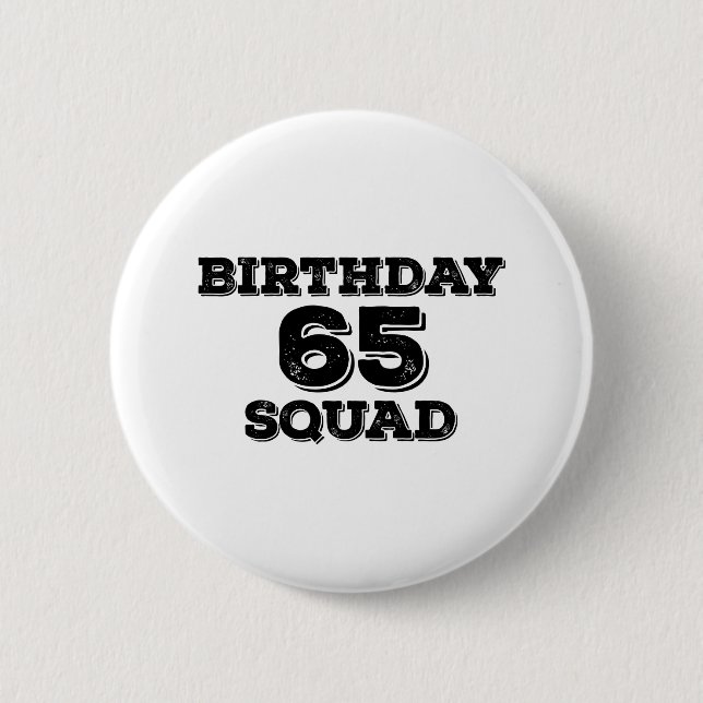 Chapa Redonda De 5 Cm 65 Diseños de cumpleaños escuadrón (Anverso)