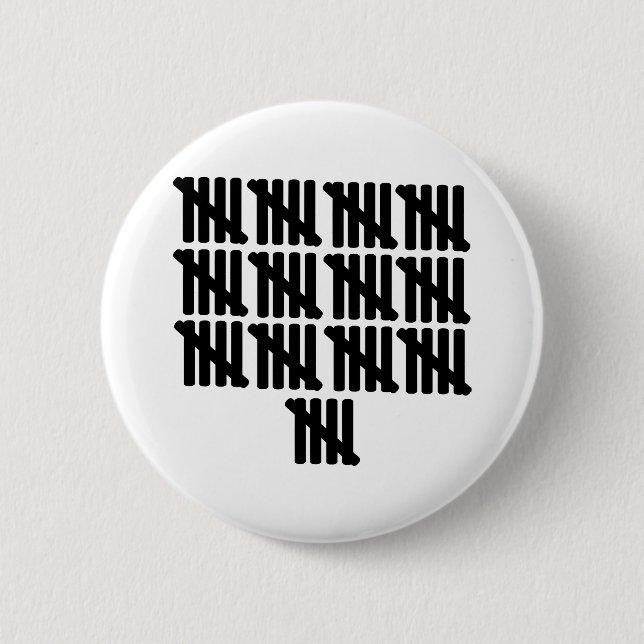 Chapa Redonda De 5 Cm 65.o cumpleaños (Anverso)