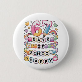 Chapa Redonda De 5 Cm 67 Days of School Cute Teacher Colorful Classroom