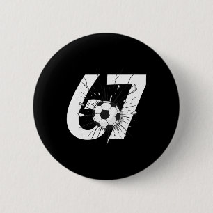 Chapa Redonda De 5 Cm 67 Fútbol Seis Siete 6 7 Meme 67 _3