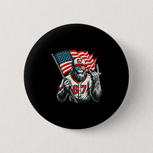 Chapa Redonda De 5 Cm 67 Gran Pie Meme Gracioso Seis Jerga Alfa De Siete