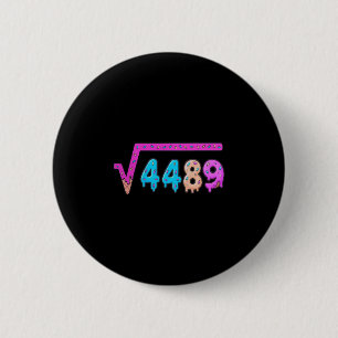 Chapa Redonda De 5 Cm 67 Helado Goteo Meme Raíz Cuadrada 4489 Argot Mate