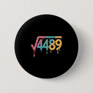 Chapa Redonda De 5 Cm 67 Helado Goteo Meme Raíz Cuadrada 4489 Jerga Mate
