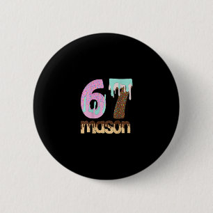 Chapa Redonda De 5 Cm 67 Helado Goteo Meme Seis Siete Argot Gen Alpha T