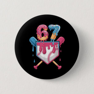 Chapa Redonda De 5 Cm 67 Helado Goteo Meme Seis Siete Orgullo 6 7 Helado