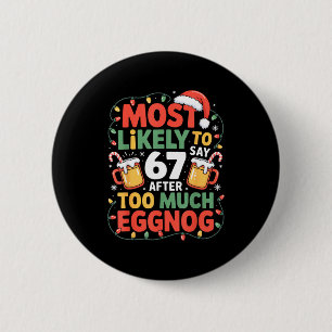 Chapa Redonda De 5 Cm 67 Meme divertido diseño de meme de Navidad Más pr