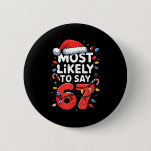 Chapa Redonda De 5 Cm 67 Meme divertido diseño de Meme de Navidad Más Pr