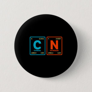 Chapa Redonda De 5 Cm 67 Meme divertido profesor ciencia tabla periódica
