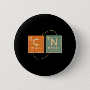 Chapa Redonda De 5 Cm 67 Meme divertido profesor ciencia tabla periódica