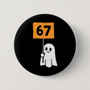 Chapa Redonda De 5 Cm 67 Meme Divertido Seis Siete Halloween 