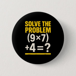 Chapa Redonda De 5 Cm 67 Meme profesor de matemáticas divertido escuela